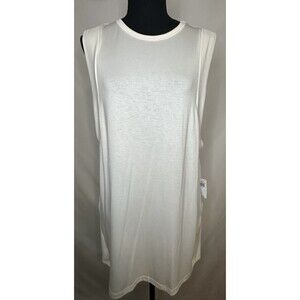 OLD NAVY Ultralite Active Tunic Tank Top Ivory Women's SIZE MEDIUM NWT